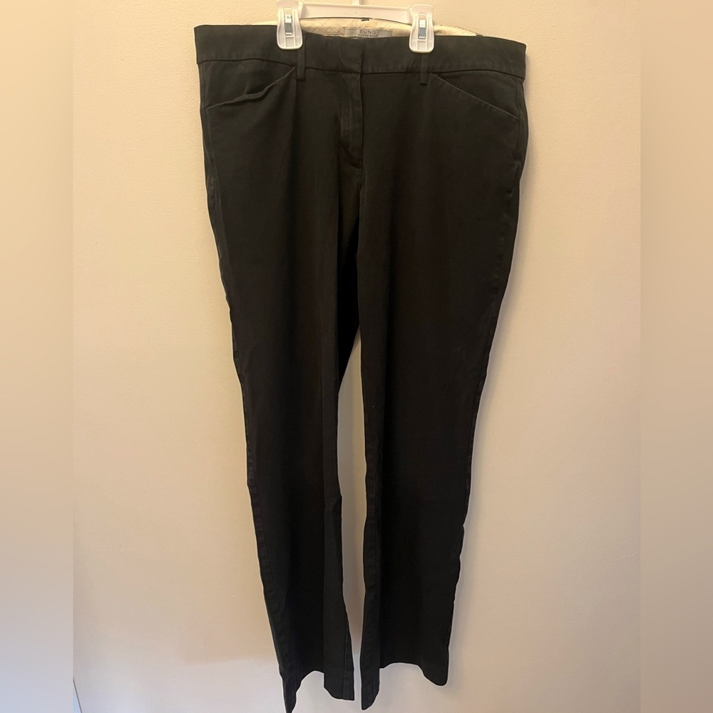 Alfred Sung Women's Black Dress Pants Staple Trousers Slacks Neutral - S 12​​​